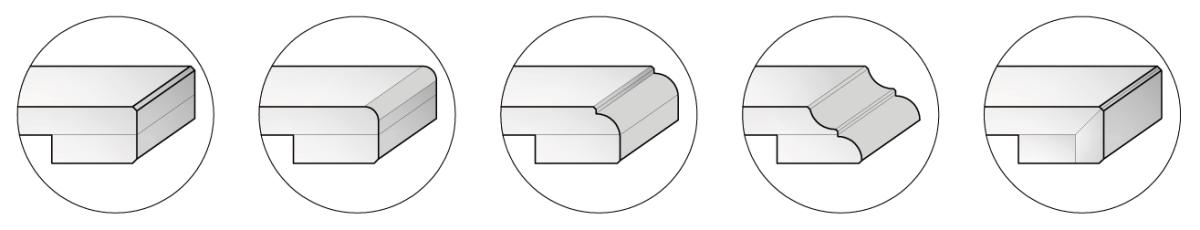 Кромка тип AR для столешниц толщиной 2 или 4 см